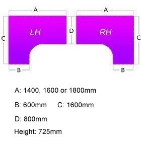 Alpha Plus Ergonomic Combination Desk 2 Alpha Plus Ergonomic Combination Desk - Image 2