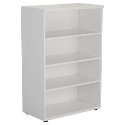 NEXT DAY Commerce II White Office Bookcases -Home-Furniture 116135
