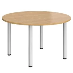 NEXT DAY Unite II Round Tubular Leg Tables -Home-Furniture 116183