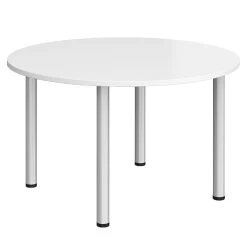 NEXT DAY Unite II Round Tubular Leg Tables -Home-Furniture 116186