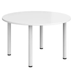 NEXT DAY Unite II Round Tubular Leg Tables -Home-Furniture 116187