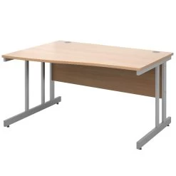 NEXT DAY Pulse Wave Cantilever Desks -Home-Furniture 116249
