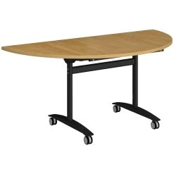 NEXT DAY Unite Plus Semi-Circular Flip Top Table -Home-Furniture 116337