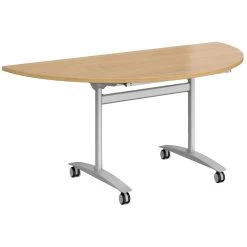 NEXT DAY Unite Plus Semi-Circular Flip Top Table -Home-Furniture 116338