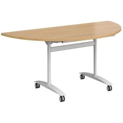 NEXT DAY Unite Plus Semi-Circular Flip Top Table -Home-Furniture 116339