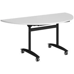 NEXT DAY Unite Plus Semi-Circular Flip Top Table -Home-Furniture 116340