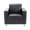 Iceberg Leather Faced Reception Chair